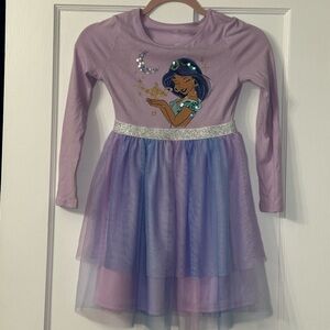 Disney Princess Jasmine Girls Ruffle Tutu Dress